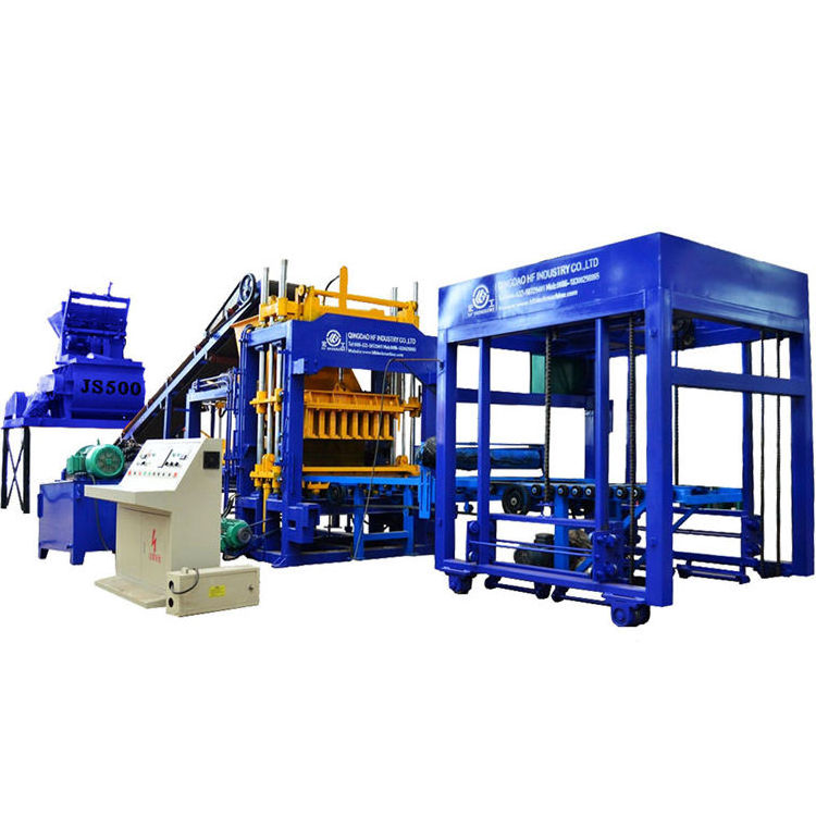 QT5-15 Fully Automatic Hydraulic Concrete Cement Hollow Brick Block Making Moulding Machine Price Sale In Kenya