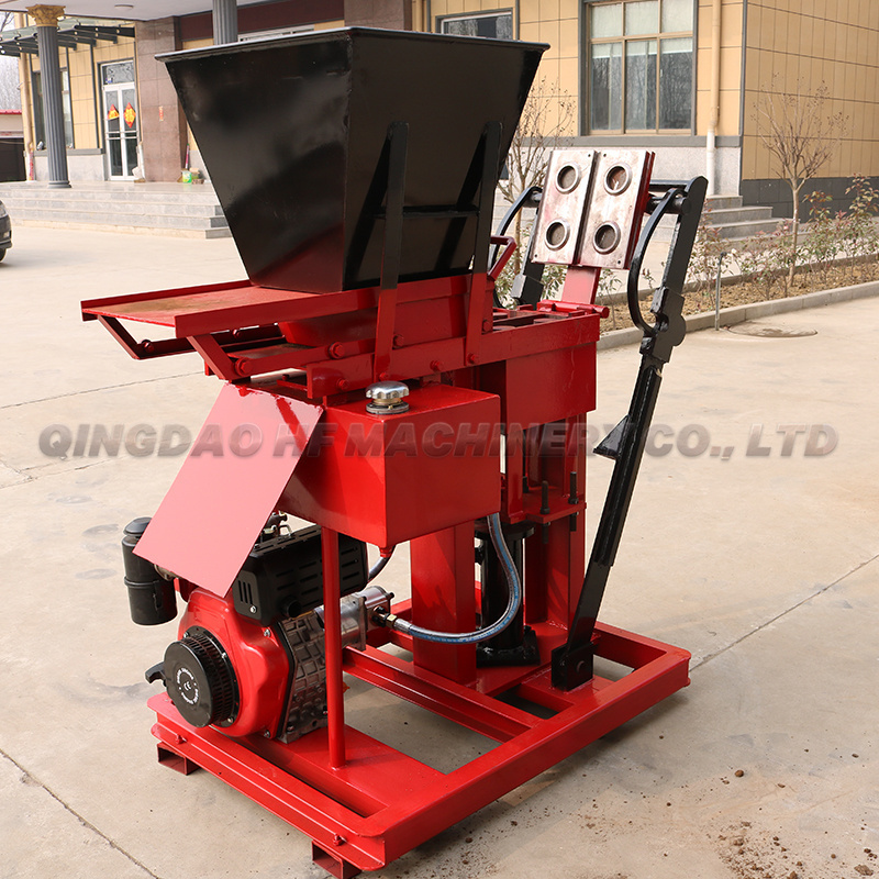 HF2-25 Small Business Idea Diesel Powered Brick Making manual brick making machine