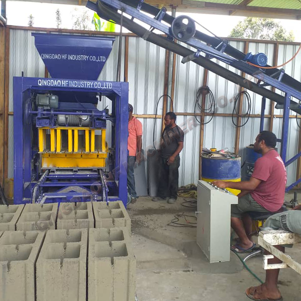 HF QT4-25 Paver Brick Machine Automatic Cement Block Making Machines Price