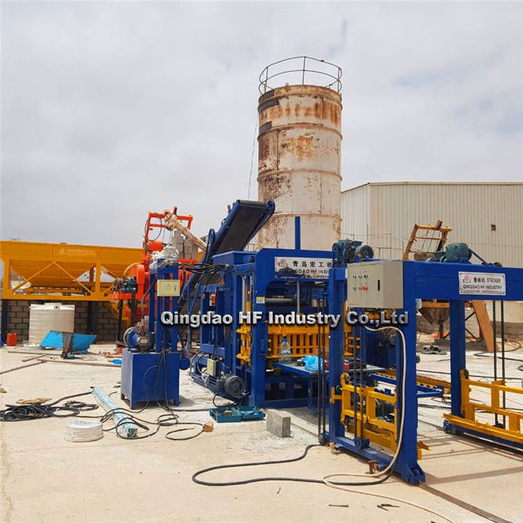 QT5-15 Fully Automatic Hydraulic Concrete Cement Hollow Brick Block Making Moulding Machine Price Sale In Kenya