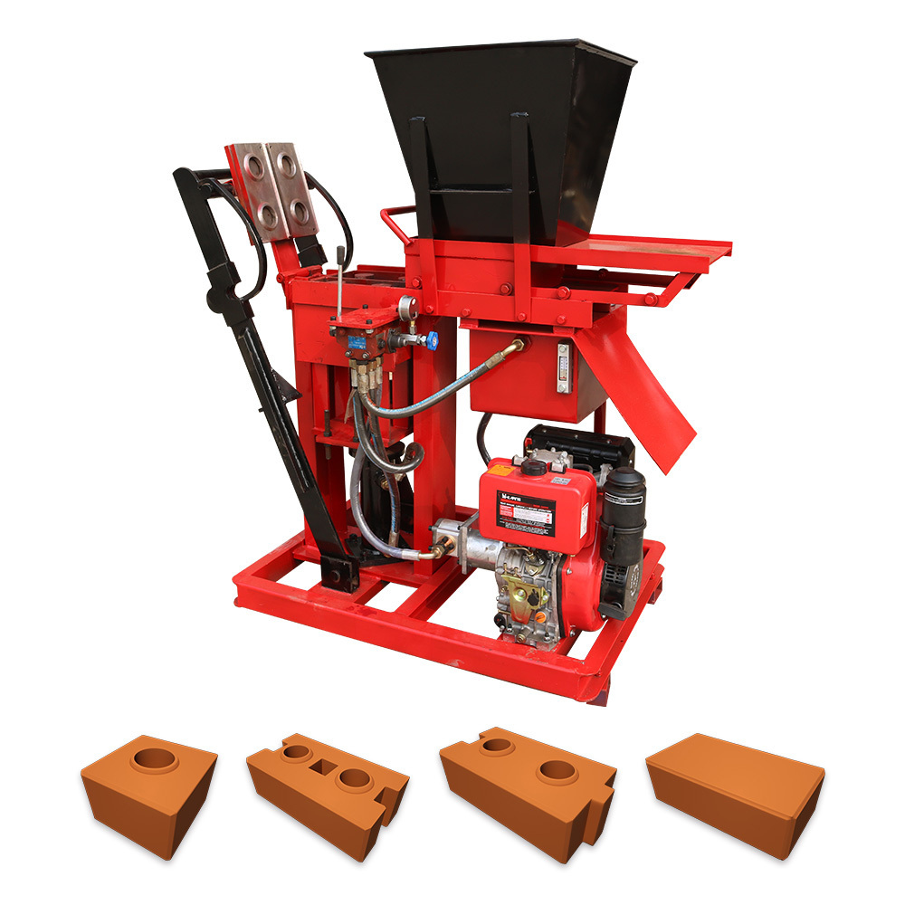 HF2-25 Small Business Idea Diesel Powered Brick Making manual brick making machine