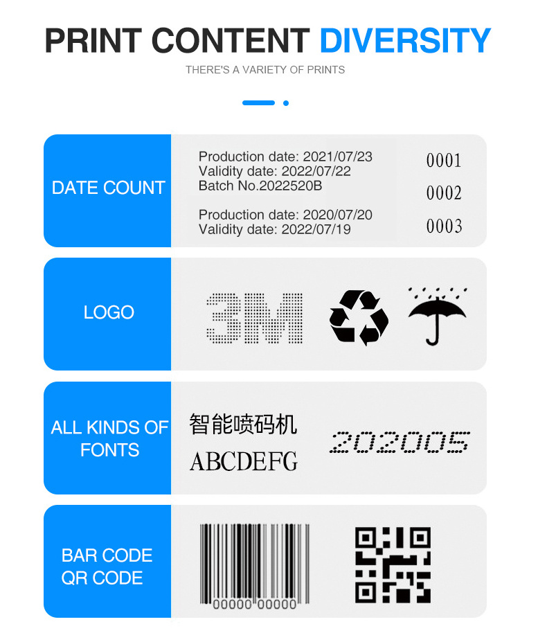 BK Portable Handheld Inkjet Printing Machine Date Serial number Batch code stamp making machine for small business