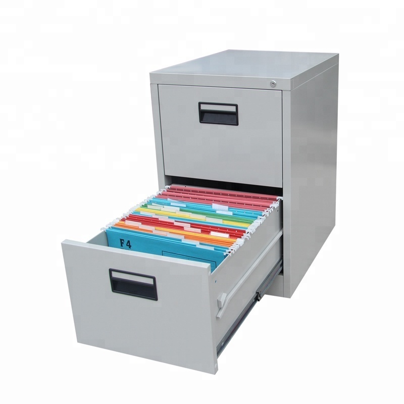 2 Drawer Lateral File Storage Cabinet Furniture Grey Vertical Metal Filing Cabinet Industrial Metal Storage Cabinets