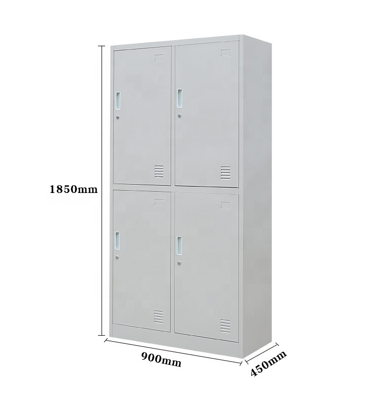 Hot Sale Strong Changing Room Wardrobe Metal Staff Locker