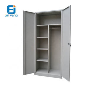 Knock Down Office Furniture Metal Two Doors Closet and Wardrobe