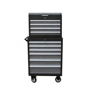 10-Drawer Rolling Tool Chest & Cabinet Storage Roller Toolbox High Capacity Mechanic Tool Organizer