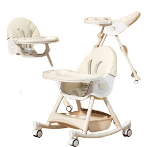 Plastic Folding infant Baby Rocker Bouncer Swing high Chair Rocking modern portable For children Kids Feeding Dining eating