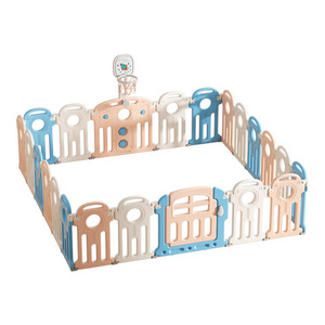 Plastic Baby Trend Playpen Big Size Foldable Adult Baby Playpen Easy To Carry Plastic Care Fence For Babies And Kids