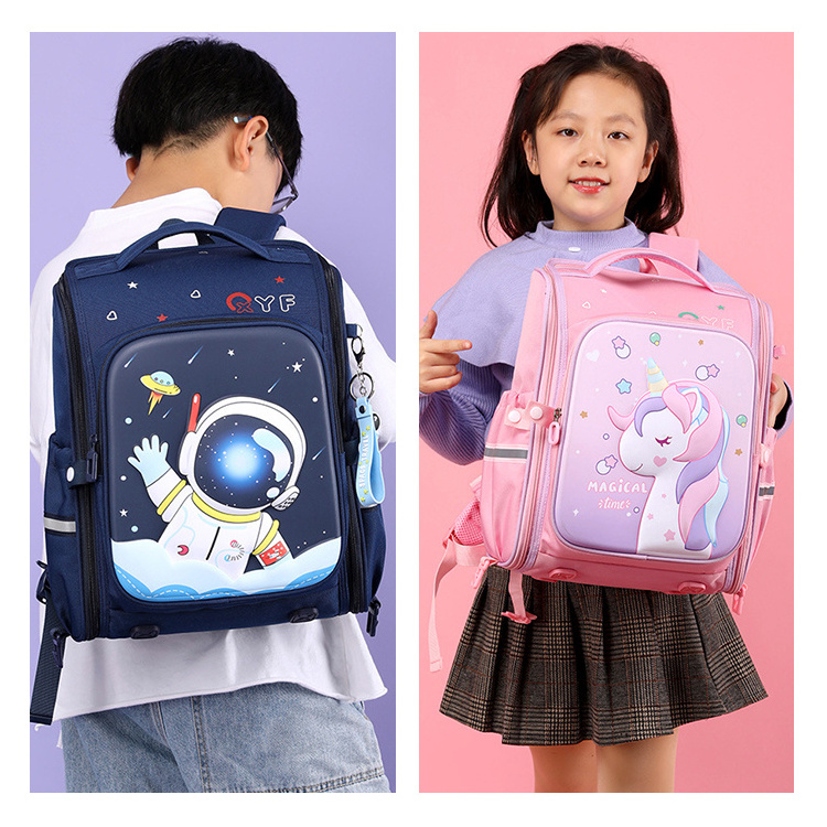 2022 waterproof Creative school student boys girls children casual schoolbag cute big dog kuromi PU leather backpack for kids