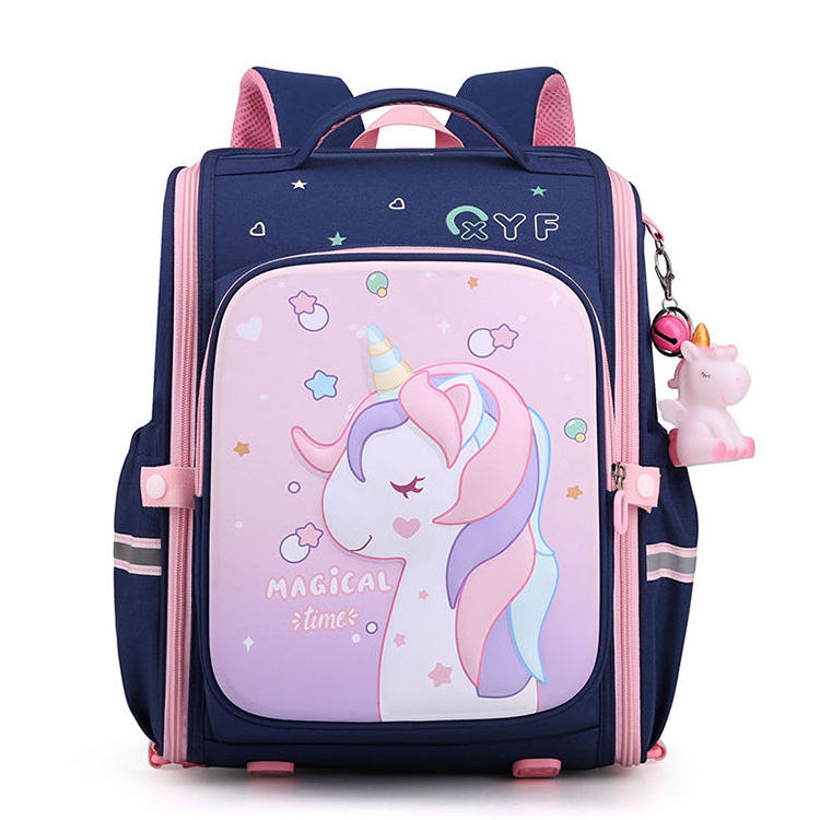 2022 waterproof Creative school student boys girls children casual schoolbag cute big dog kuromi PU leather backpack for kids