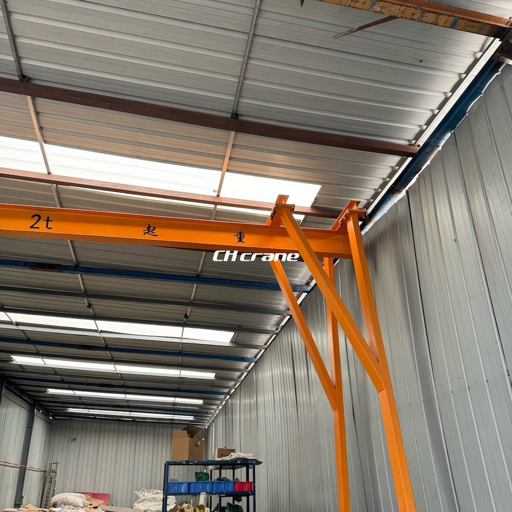 2 ton rail mounted gantry crane, remote control mobile gantry cranes with electric hoist indoor warehouse use