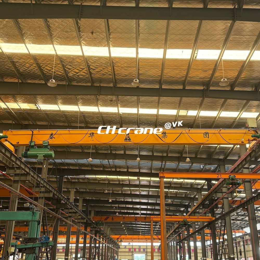 ChunHua LD mobile industry travelling single girder overhead bridge crane with CD electric hoist Single Girder Overhead Crane