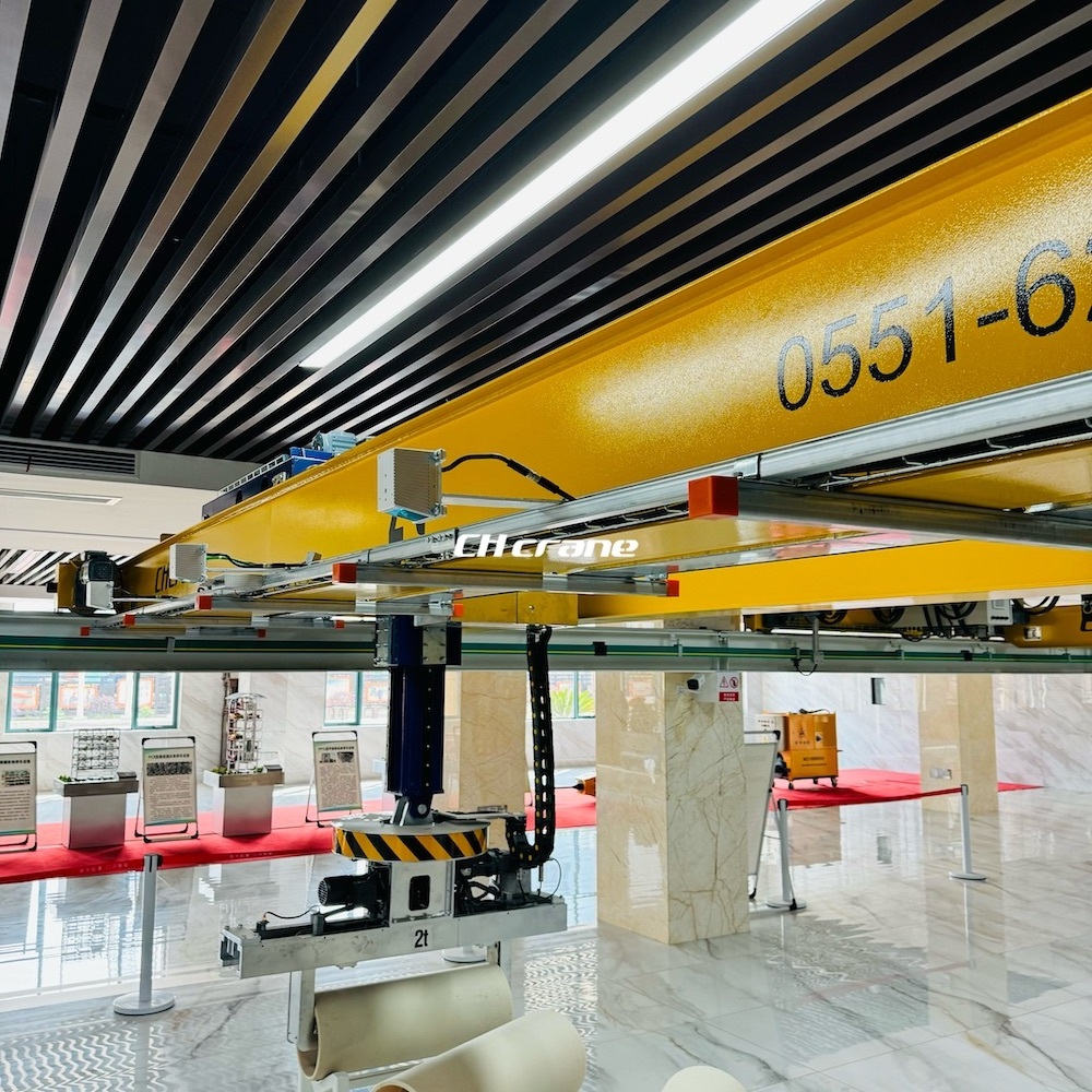 Efficient 10 Ton 20 Ton grab crane, European style double beam overhead crane A5 to A8 class with European hoist