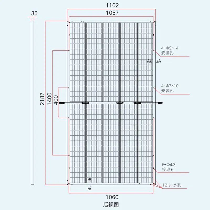 Rotterdam Warehouse 700w Shingled solar panel 1000 watt 650w 670w 750w HJT polycrystalline solar panel