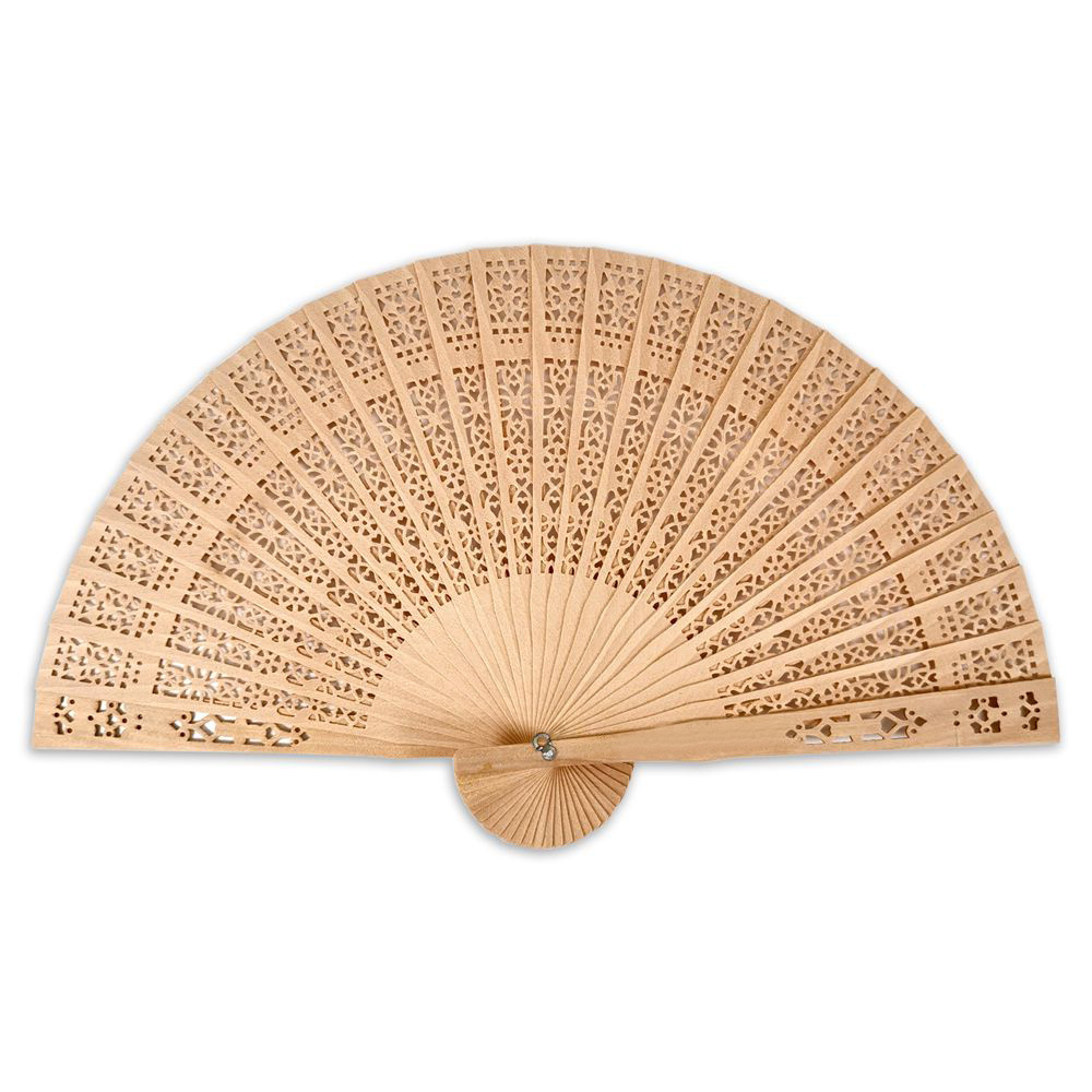 Elegant African Wedding Wooden Fan Foldable Sublimation Mini Fan Blacks Wooden Sticks For Wedding Gift Wood Hand Fans