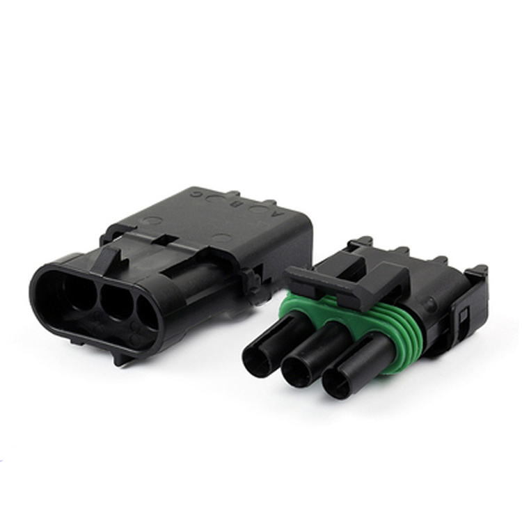 DJ3031Y-2.5-1121 Automotive waterproof connector male and female docking Delphi plug 3-hole plug-in terminal connector