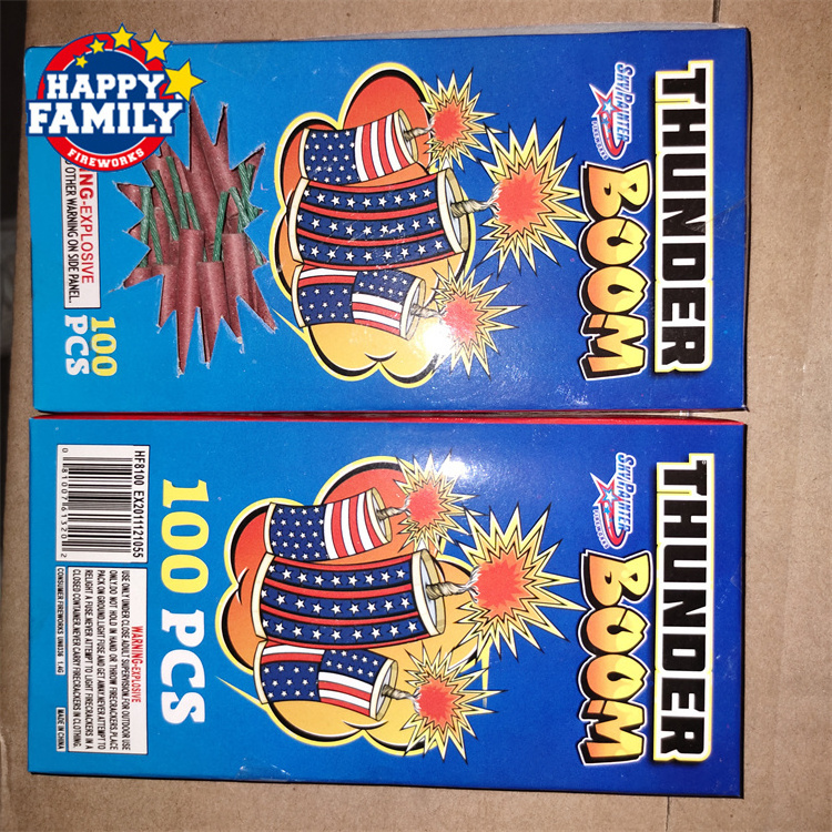 Fireworks single voice colour thunder crackers red chinese firecrackers for sale