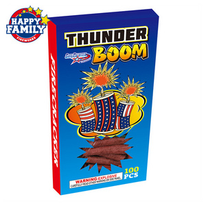 Fireworks single voice colour thunder crackers red chinese firecrackers for sale