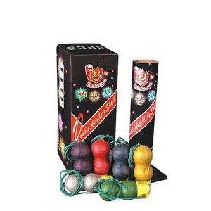 Small Festival Ball Reloadable 1.75" Artillery Shell Kit Pyro Fireworks Shell W515AB DOUBLE ARTILLERY SHELL