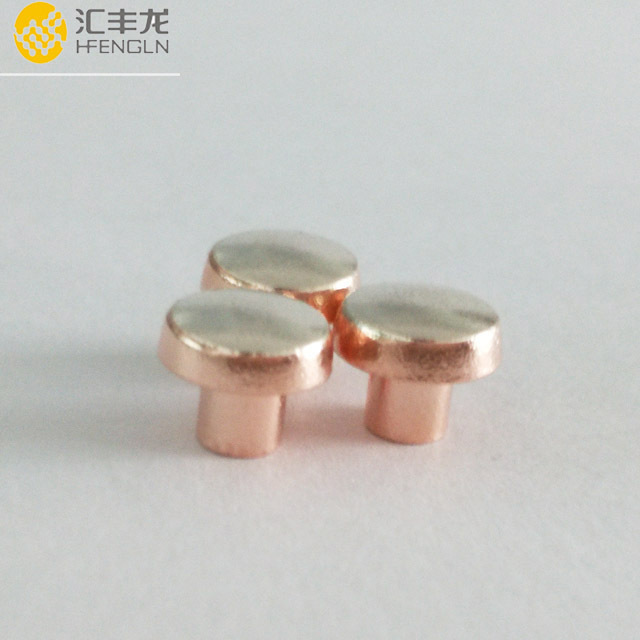 Top quality silver copper contact bimetal rivet