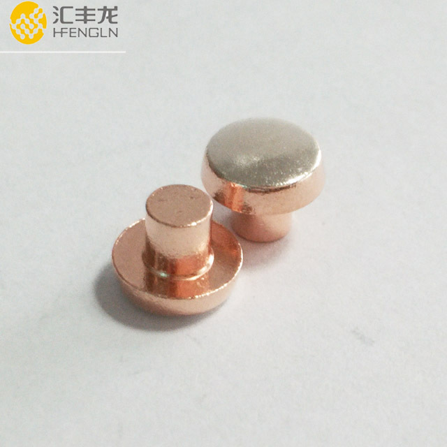 Top quality silver copper contact bimetal rivet