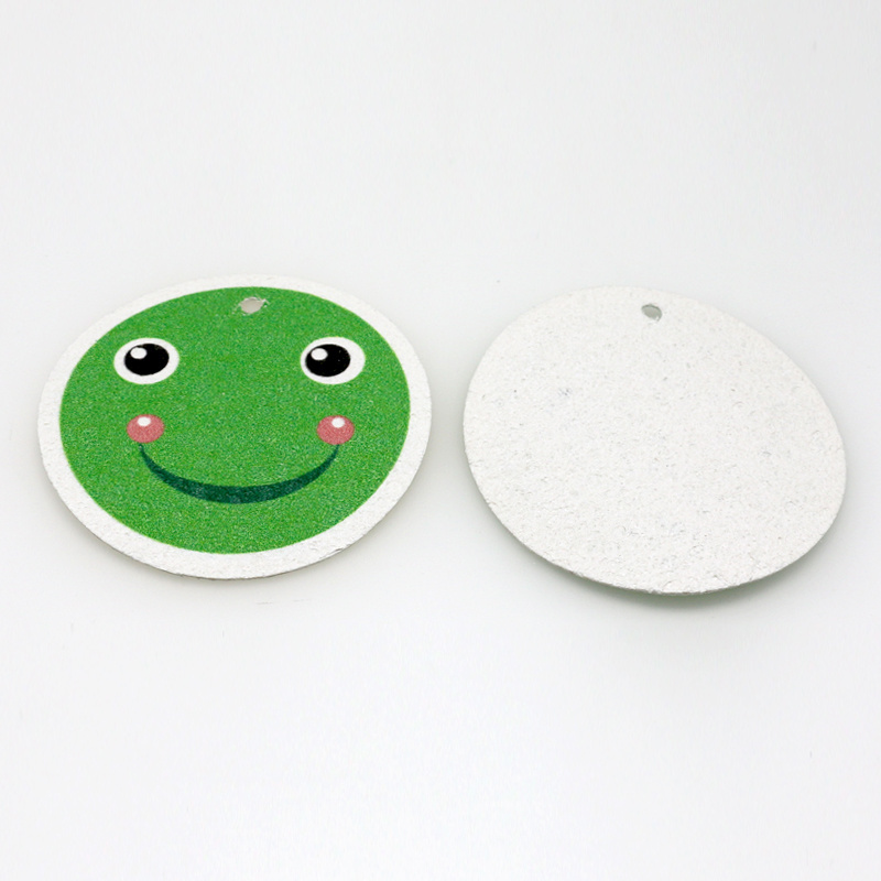 Customizable Dishwashing Wood Pulp Sponge Scouring Pad Printed Compressed Cellulose  Sponge