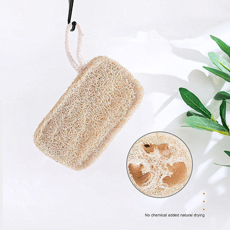 Scrubber Sponge Set Hotel Disposable Natural Bulk 100% Exfoliating Loofah Sponge