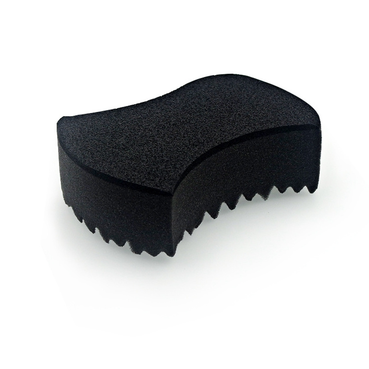 Foamstar black 8 shape car wash cleaning sponge