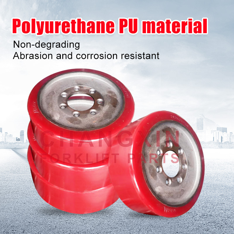 Factory directly electric forklift parts truck polyurethane tire jungheinrich 343x135-90-7H Drive wheel forklift wheels