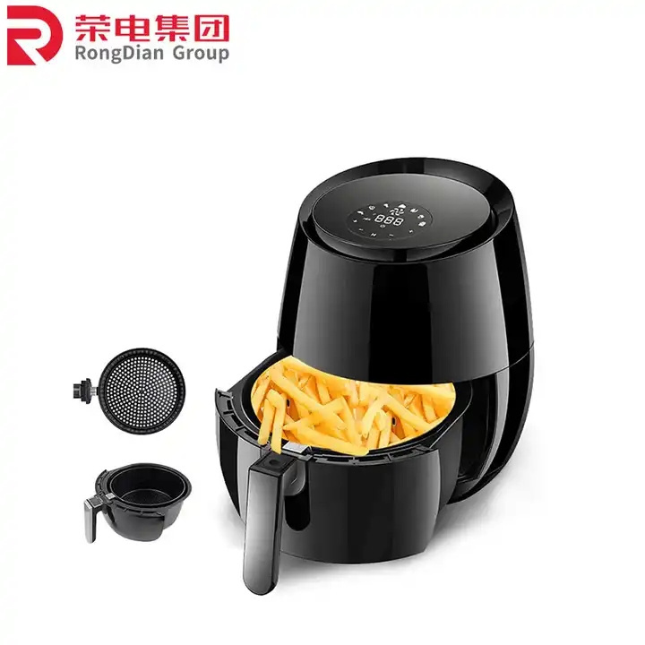 Large Capacity Deep Fryer Oil-Free Electric Small Oven Air Fryer With Smart Controller Toaster with OEM Logo friteuse electric