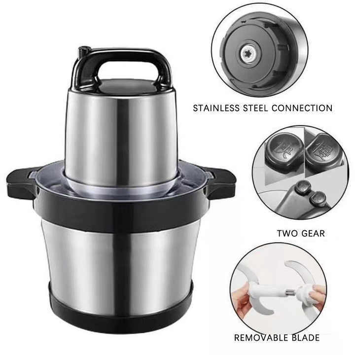 Mini multi functional meat grinder 2023 crest small meat chopper 2-speeds mincer electric 2l meat grinder machine for household