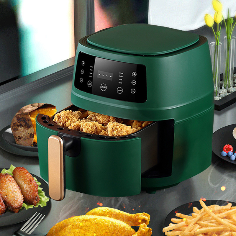 8L 2400W German Small Emerald 360 Smart Digital Air Cooker Electric Deep Fryers