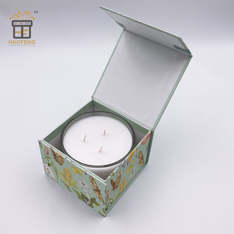 Luxury Custom Candle Square Packaging Boxes Packing Paper Box for Candles