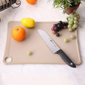 2023 chopping board Wholesale cheap biodegradable compostable kitchen cutting board home tableware rice husk chopping blocks