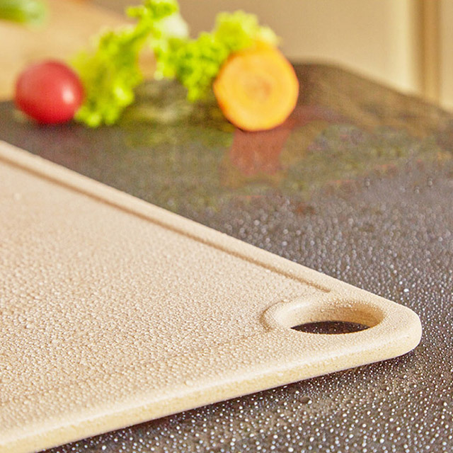 Custom rectangle home eco friendly cutting boards large panel chopping board kitchen rice husk chopping blocks