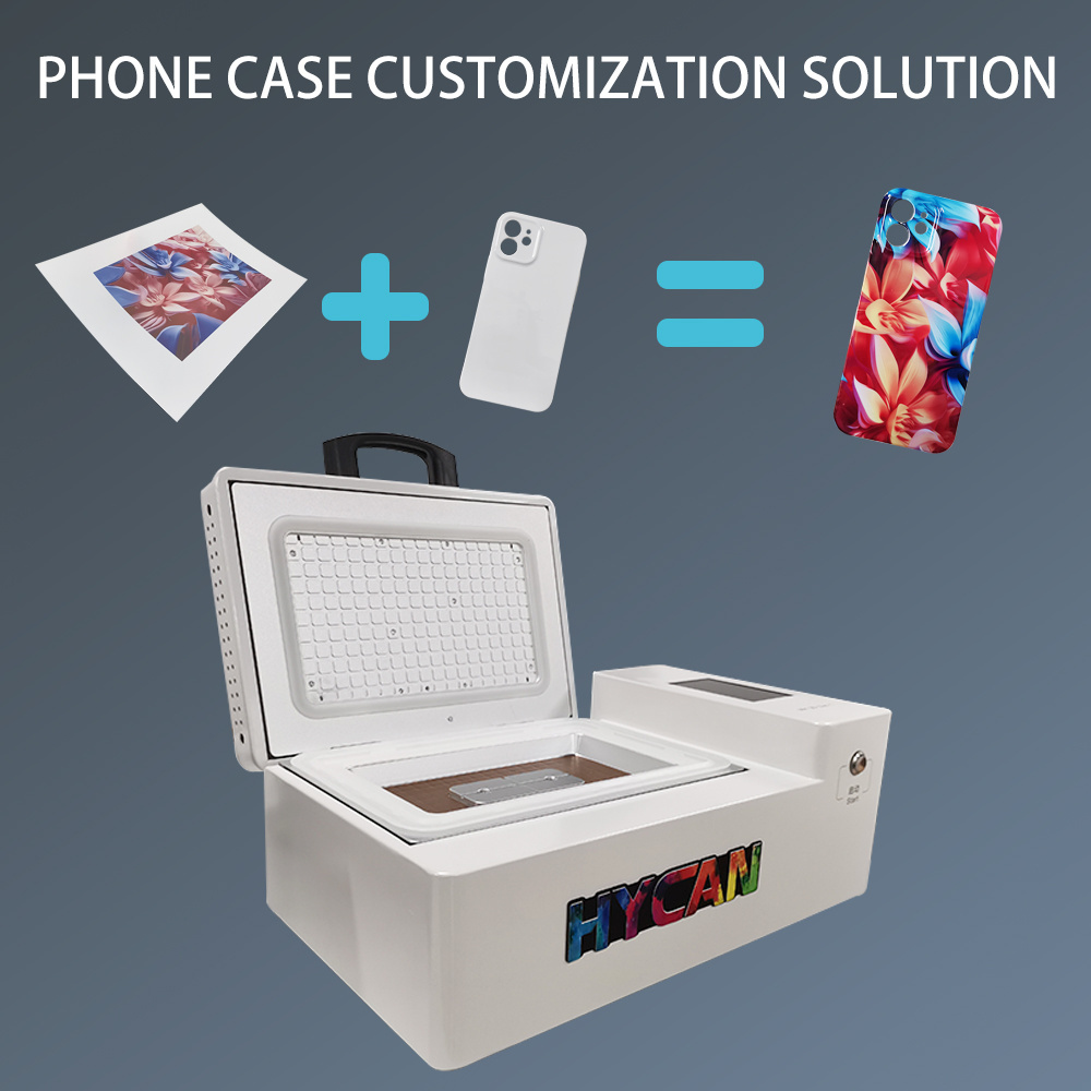 new A5 Hot selling cell phone case printing machine easy to operate with heater for customization printing