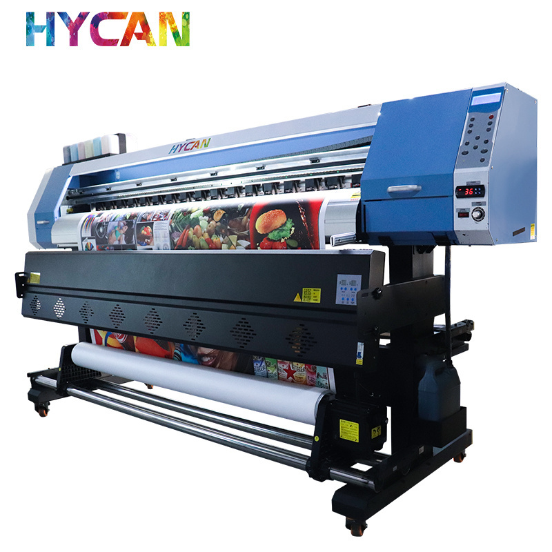 HYCAN 1.8m XP600 Print Head Plotter Vinyl Wrap Flex Banner Poster Wallpaper Printing Outdoor Printer