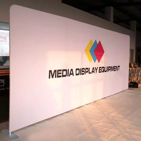 Pop Up Photography Custom Expo Event Foldable Stretch Fabric Backdrop Design Advertising Banner Stands Wall