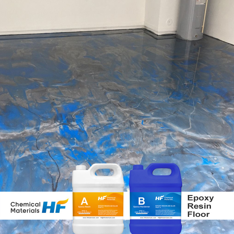 HF Food Safe Crystal Clear 3D Epoxy Resin Paint For Floor Coating