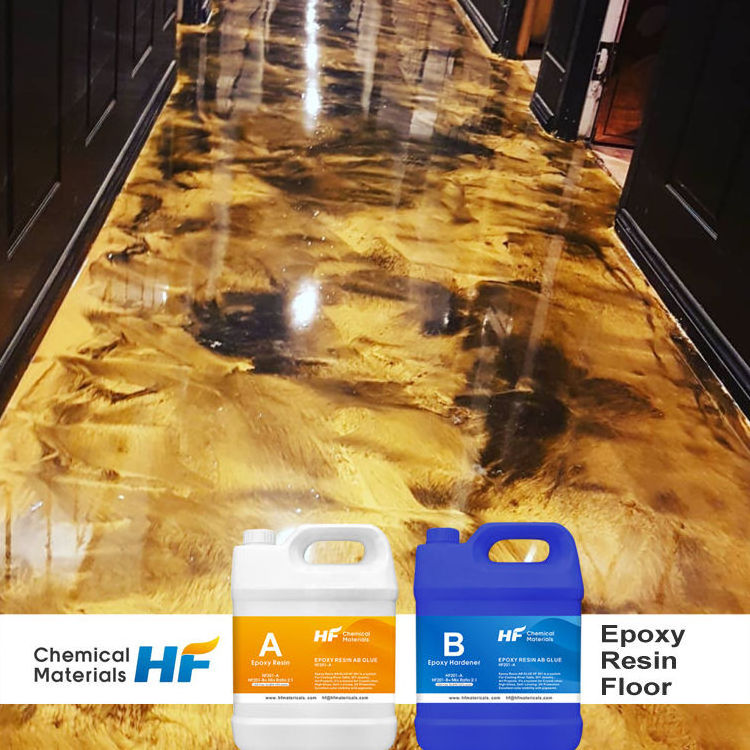 HF Food Safe Crystal Clear 3D Epoxy Resin Paint For Floor Coating