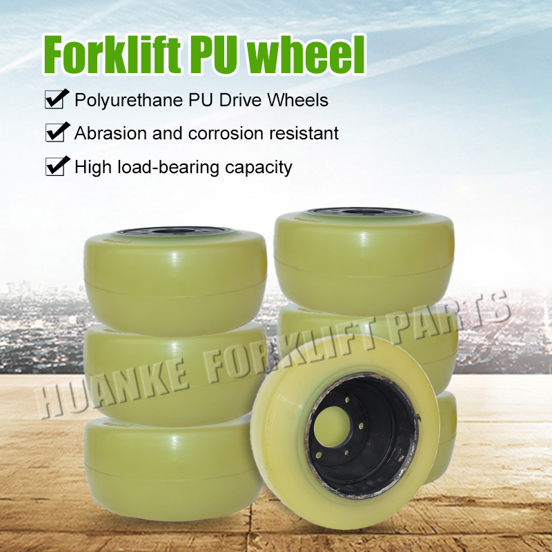 Wholesale drive wheel 330*145*180mm for TCM Nichiyu FBR15 reach forklift  pu wheel polyurethane wheels steering for electric van