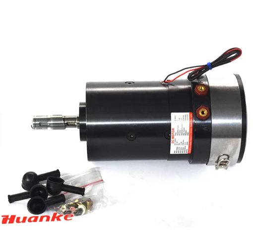 Factory wholesale 24v dc walking separately excited  forklift parts  motor dc driving electric machine xqt-1.2-3h1u for noblift