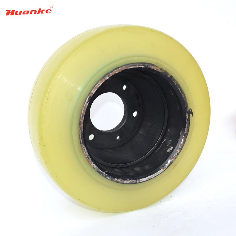 High quality 330*145*180mm PU Drive Wheel for NICHIYU / TCM forklift