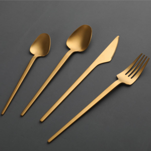 OEM Factory  High Quality Measuring Spoon Silverware Cutlery Set Gold Flatware For Wholesale