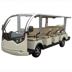 14 Passenger Sightseeing Car LT-14 Golf Buggy Carts Tourist Electric Shuttle Bus