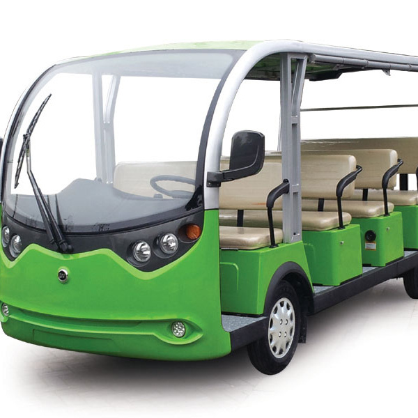 New 11Seats Closed Electric Sightseeing Car Shuttle Bus Tourist Bus Mini Bus Made In China