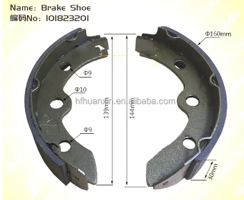 brake shoe for electric golf carts support various famous brands