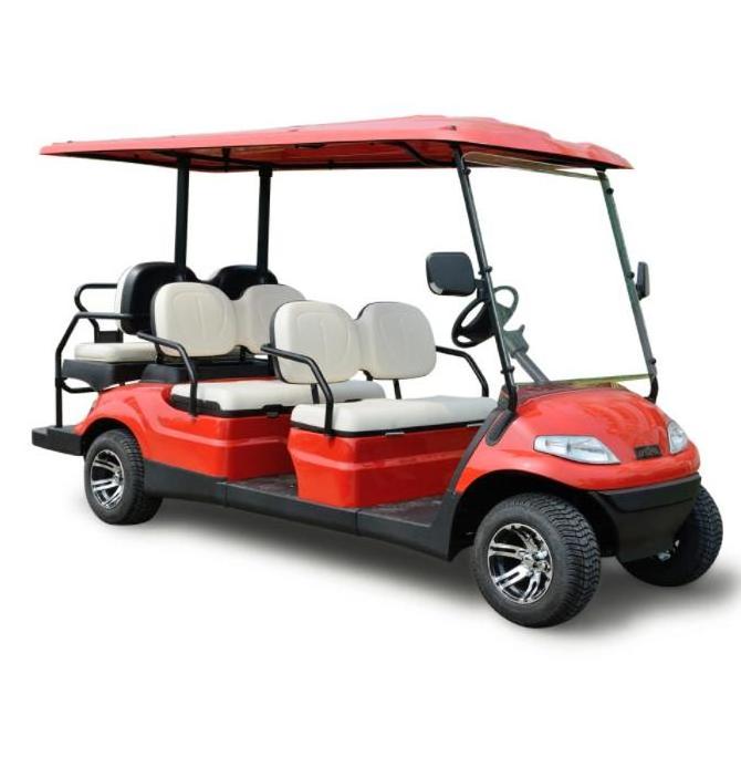 Good Sale 48V 4KW Powerful Lithium Battery 4 Wheel 6 Seater Electric Golf Cart Buggies