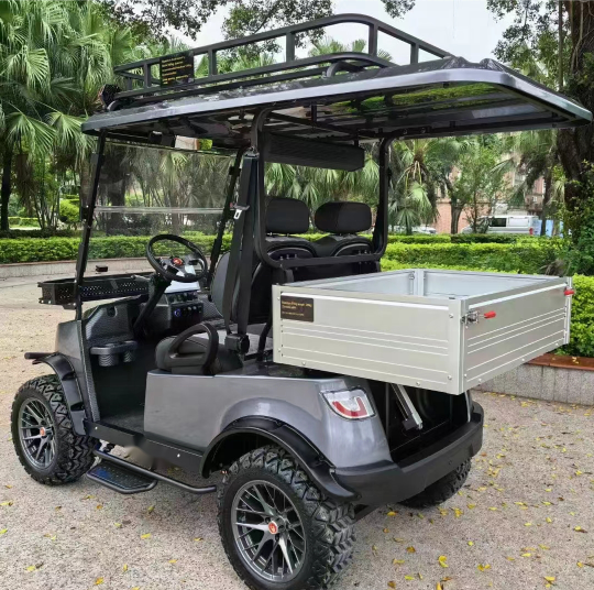 Stainless steel box Food Supply Housekeeping Electric Golf Cart Buggy with Aluminum Box