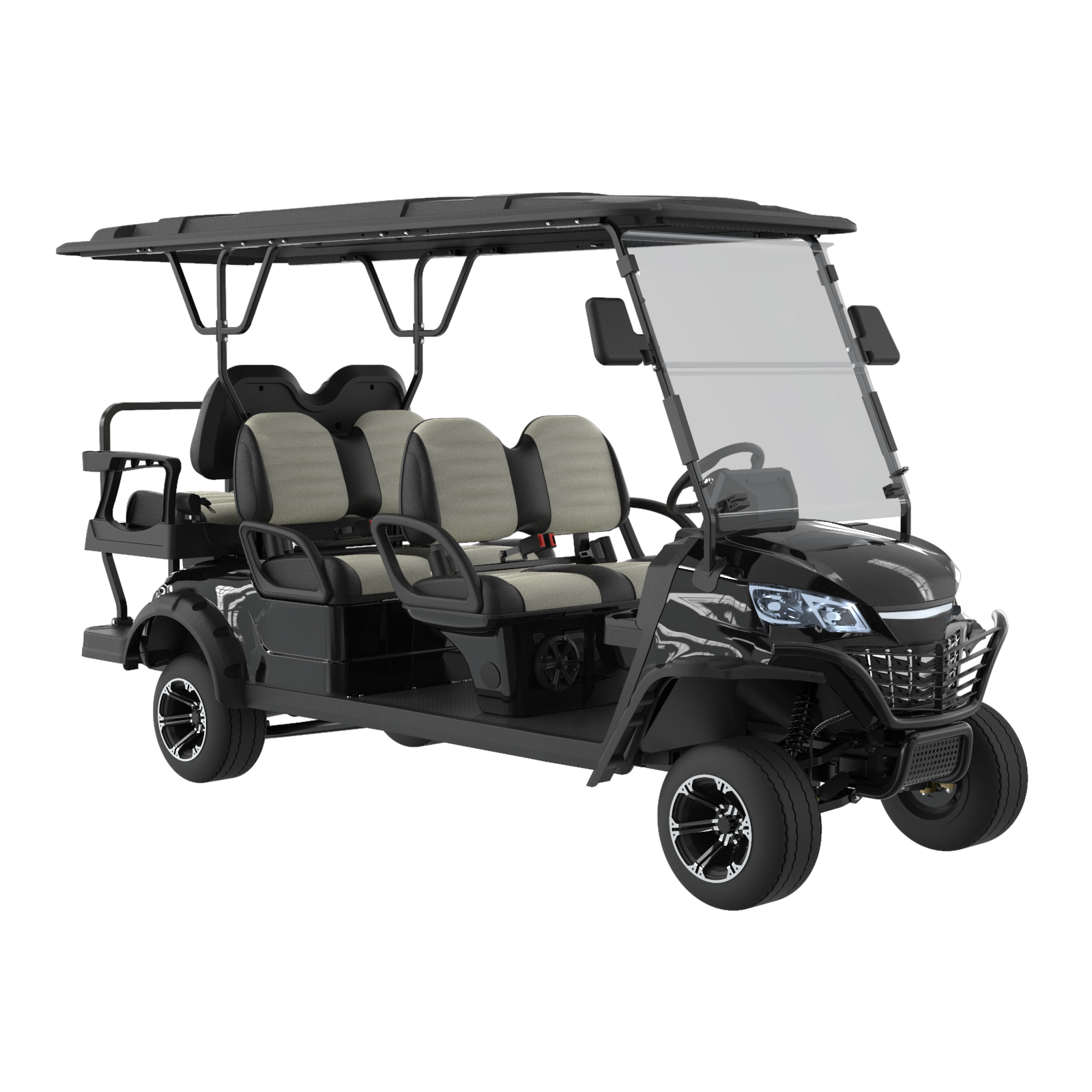 Golf Car New Brand Model China Wholesale Golf Buggy Lifted Car 4+2 6 Seats